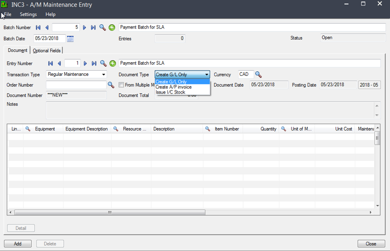 asset maintenance expense | Sage 300 Malaysia asset maintenance expense