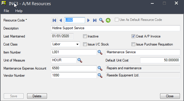 asset maintenance resources | Sage 300 Malaysia asset maintenance resources